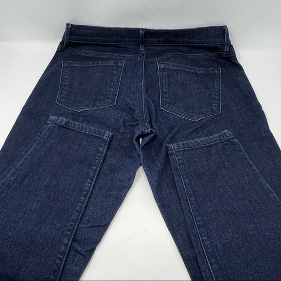 Ann Taylor Loft Super Skinny Dark Indigo Wash Mid Rise Straight Leg Jeans 29 8 - Picture 5 of 9